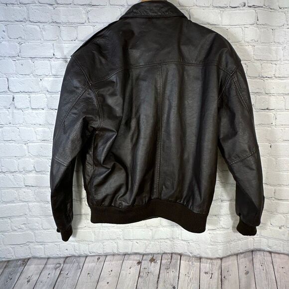 1991 American Born Army Air Force Type A-2 Leather Flight Jacket - Picture 9 of 16